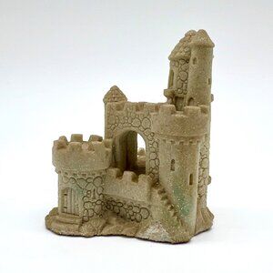 Sandcastle Figurine Real Sand Fantasy Castle Sculpture Medieval Decor